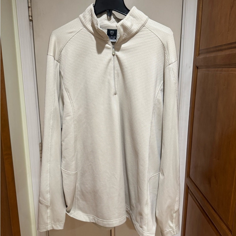 Nike Golf Cream 1/4 Zip Pullover XL